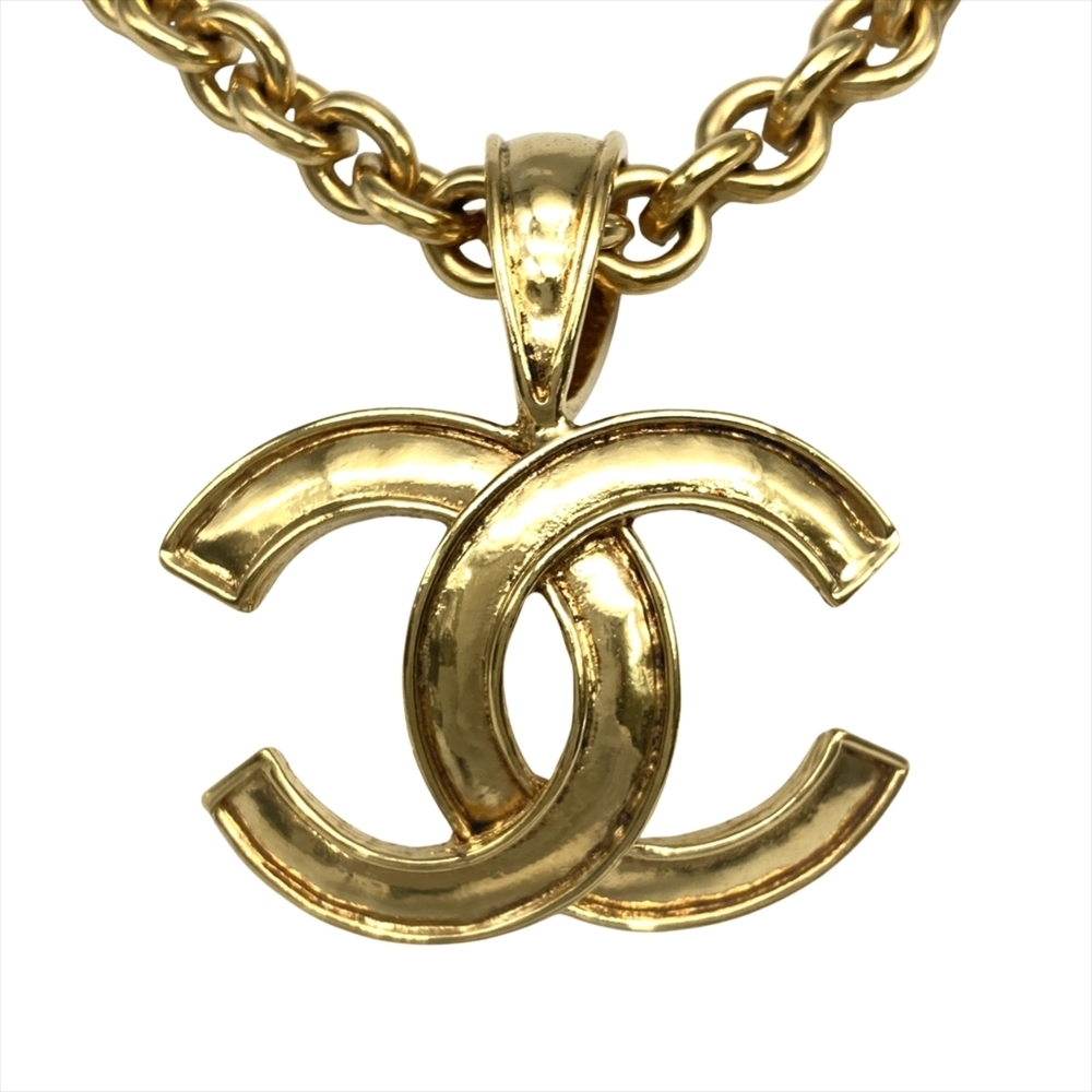 CHANEL Gold Logo Necklace - Picture 2 of 9
